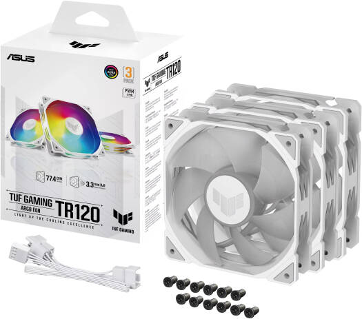 ASUS TUF GAMING TR120 FAN ARGB REVERSE WHITE 3IN1