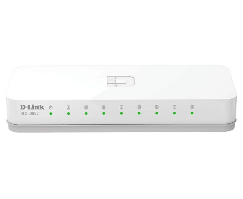 DLINK SWITCH DES-1008C 8 PORT