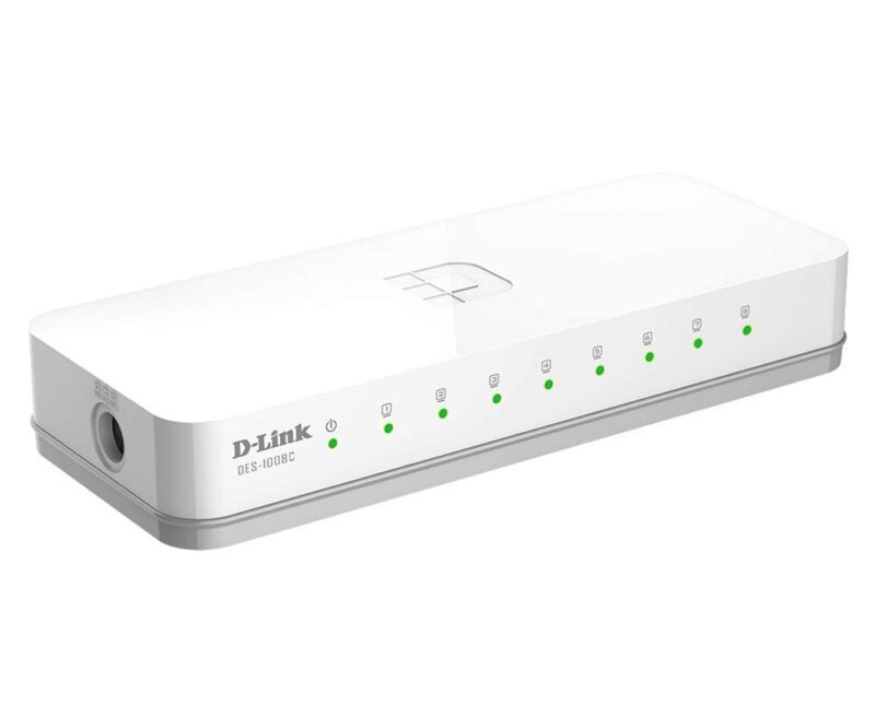 DLINK SWITCH DES-1008C 8 PORT