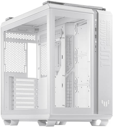 ASUS GT502 TUF GAMING CASE TEMPERED GLASS WHITE EDITION (90DC0093-B09010)- Al jedayel gaming computer Dubai, provides gaming case