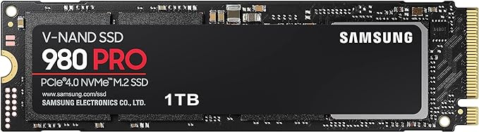 Samsung 1TB 980 PRO PCIe 4.0 NVMe SSD M.2(2280)R:7000MB/s,W:5000MB/s