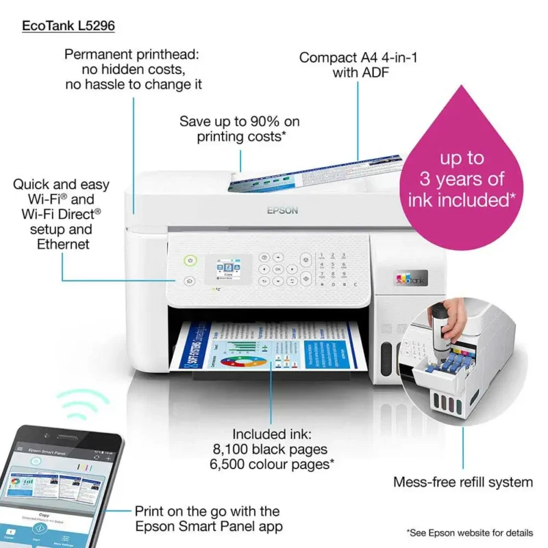 Epson EcoTank L5296 All-in-One Printer
