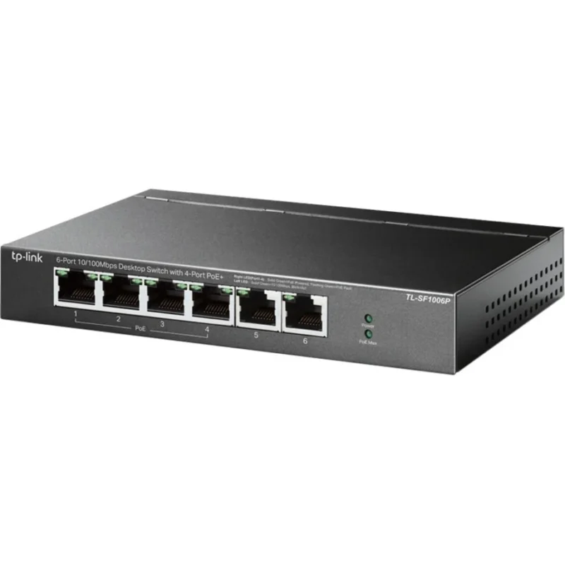 TPLINK SWITCH TL-SF1006P 6 PORT