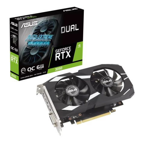 ASUS DUAL-RTX3050-O6G/RTX3050,DVI,HDMI,DP,6G,D6