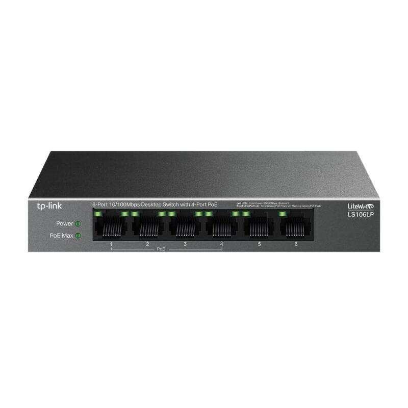 TPLINK SWITCH 5 PORT GIGA LS106LP
