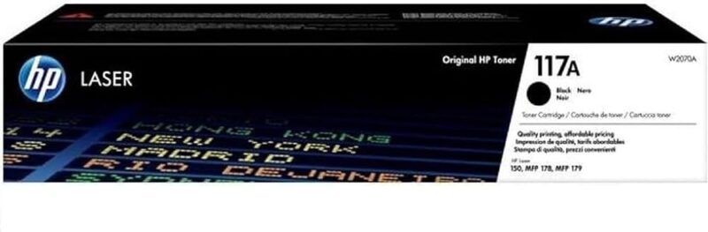 HP 117A BLK TONER (W2070A)