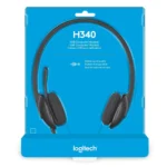 Logitech H340 USB Wired Headset – Black