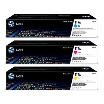HP 117A C/Y/M TONER (W2071/72/73A)