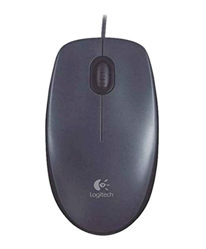 Logitech Mouse Wired USB M90 Grey