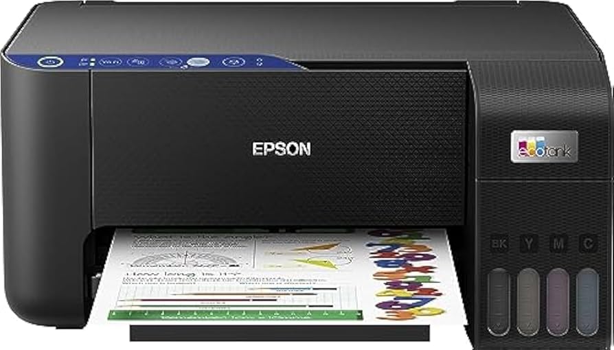 Epson EcoTank L3251 – All-in-One Ink Tank Printer with Wi-Fi and Smart Panel App Connectivity