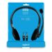 Logitech Headet Wired Stereo H110 Black