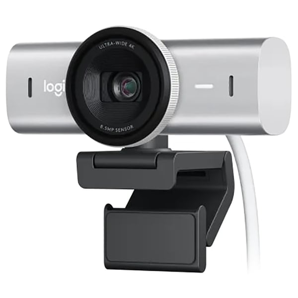 Logitech MX Brio 4K Ultra HD Webcam - PALE GREY