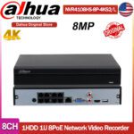 NVR4108HS-8P-4KS2: 8-channel NVR with 8 PoE ports and 4K resolution support.
