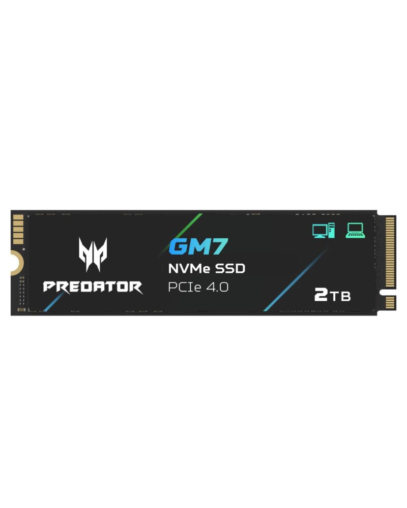 Acer 2TB Predator GM7 NVMe PCIe Gen4 M.2 2280 Internal SSD