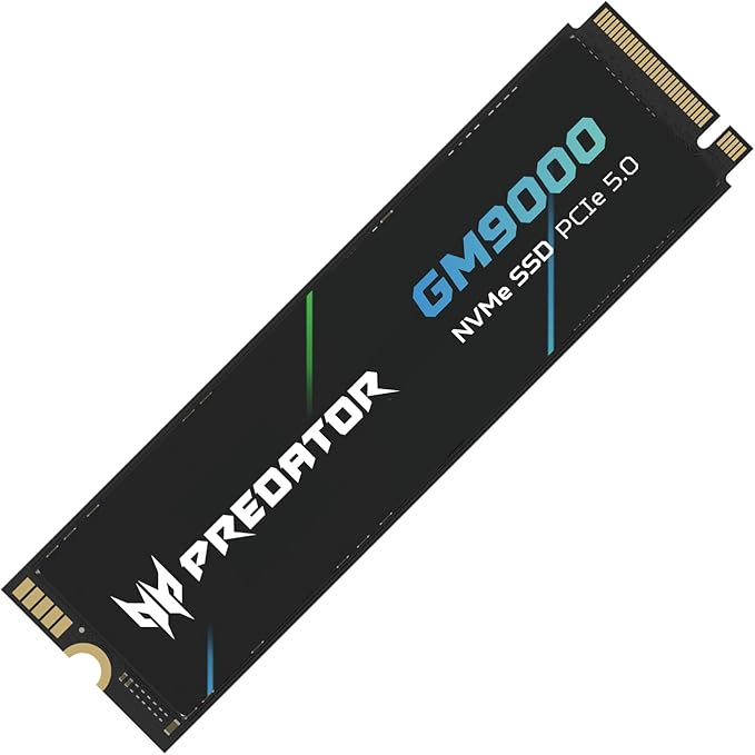 Acer 4TB Predator GM9000 NVMe PCIe Gen5 M.2 2280 Internal SSD