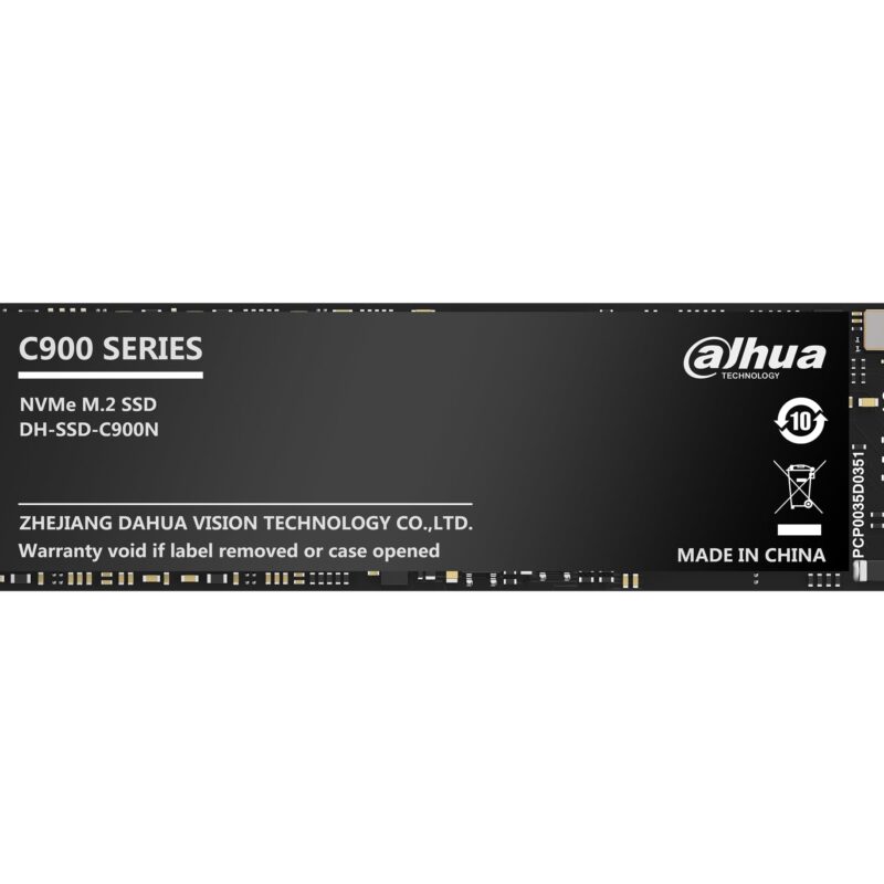 Dahua 512GB NVMe M.2 PCIe Gen3x4 SSD,R:2000MB/s,W:1450MB/s-C900N
