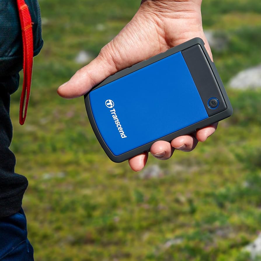 Transcend 1TB External Hdd H3B USB3.0-( Blue)