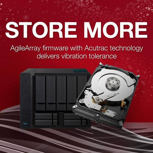 Seagate 2TB IronWolf NAS SATA 6Gb/s 256MB Cache 5400RPM 3.5" Internal Hard Drive