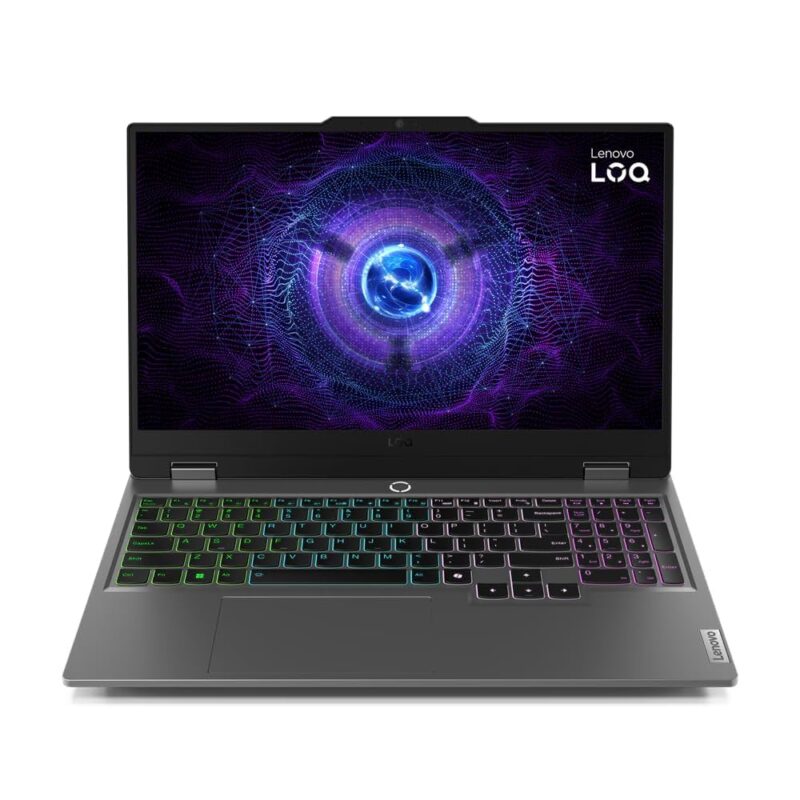 LENOVO LOQ GAMING LOQ 15IRX9-COREi7-13TH GEN 13650HX-24GB RAM-512GB SSD-15.6'' FHD IPS DISPLAY-RTX 4050 6GB-ENG US BACKLIT KB-LUNA GREY-DOS-UK PLUG