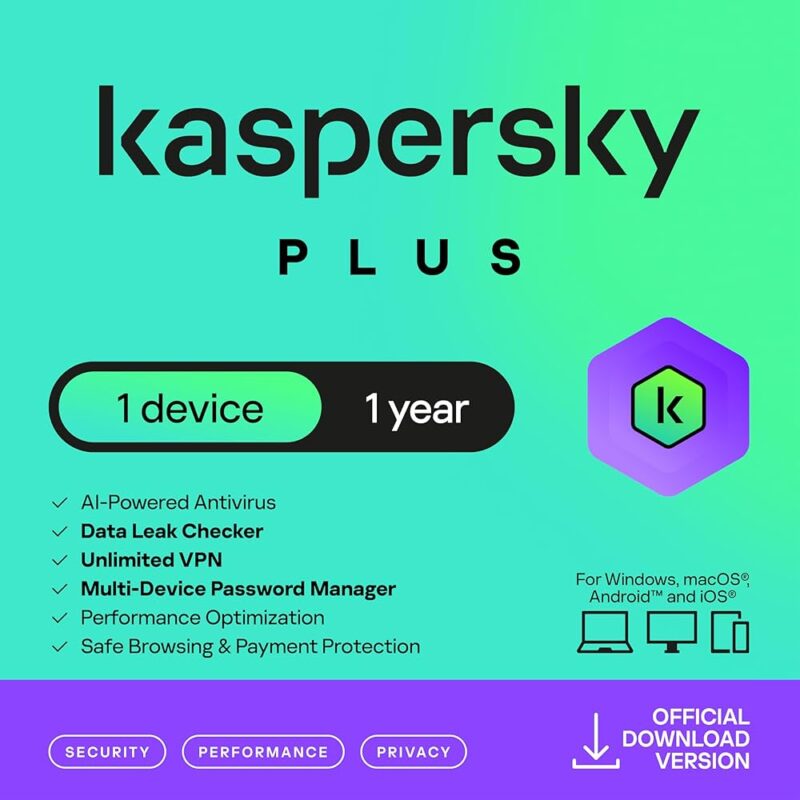 Kaspersky Plus 1 – Advanced Security & Privacy Protection - Image 3